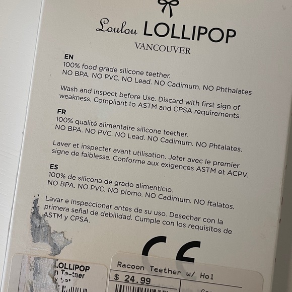 NWT Loulou lollipop teether - Picture 1 of 2
